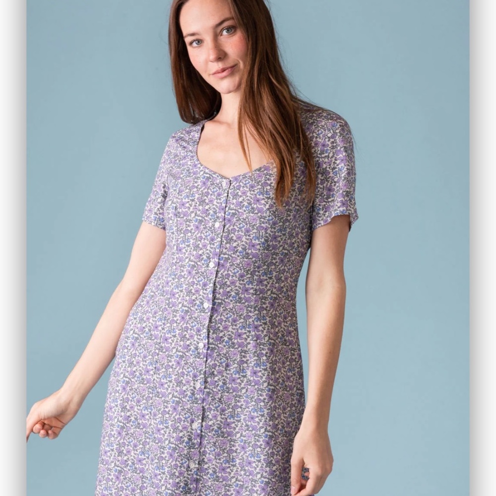 Sonnet James Liberty of London scarlet dress